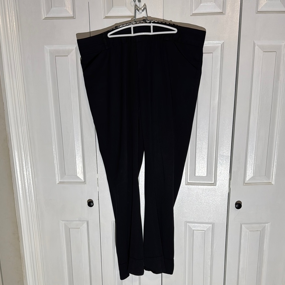 Maurices Black Trousers Full-Length Stretch